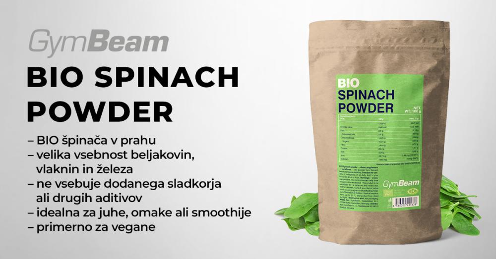 BIO Špinača v prahu - GymBeam