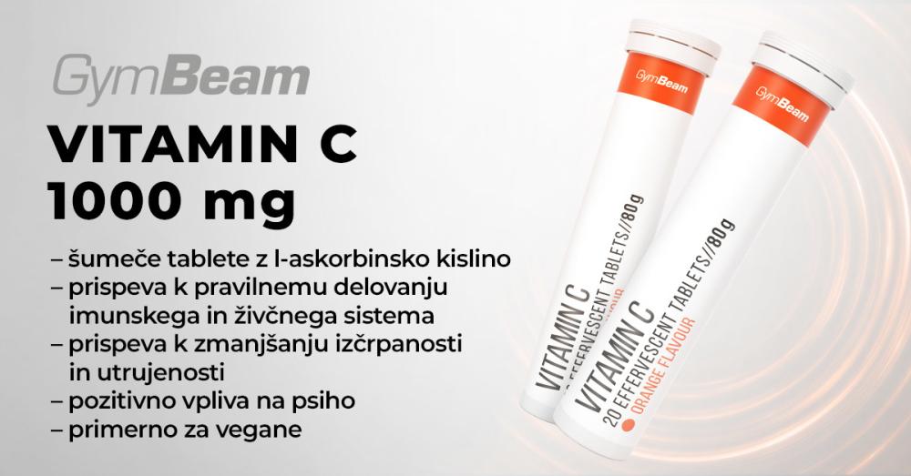 Vitamin C 1000 mg Šumeče tablete – GymBeam