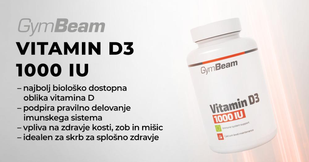 Vitamin D3 1000IU - GymBeam