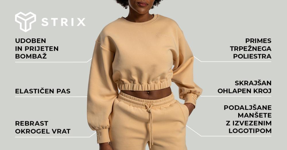 Ženski kratki pulover Lunar Sandshell - STRIX