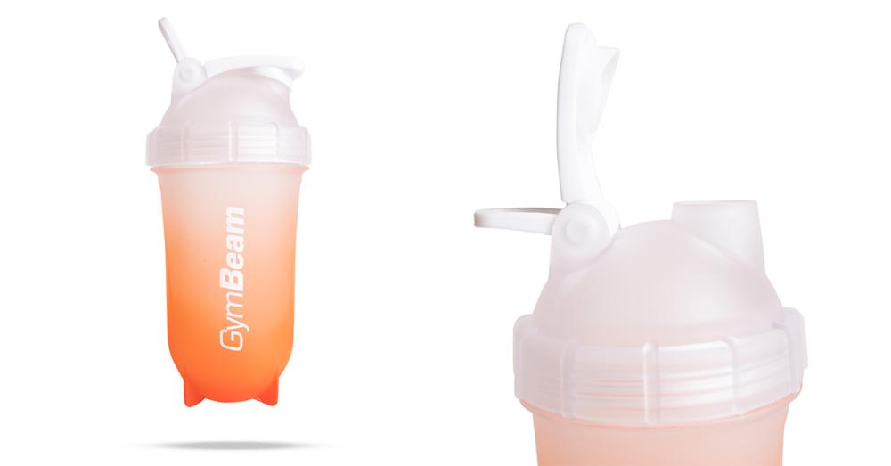 Shaker Tritan Gradient Orange 500 ml - GymBeam