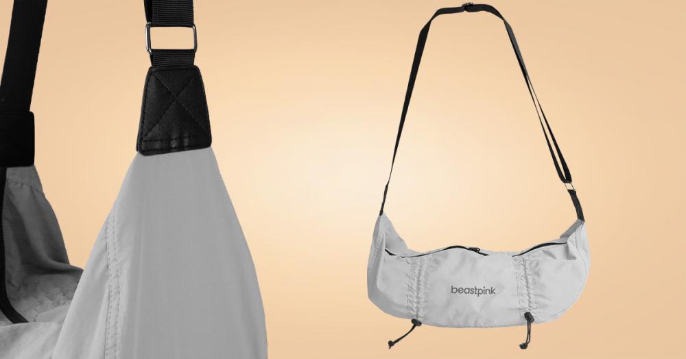 Športna torba Sling Hyper Ivory - BeastPink