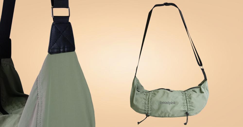 Športna torba Sling Hyper Olivine - BeastPink