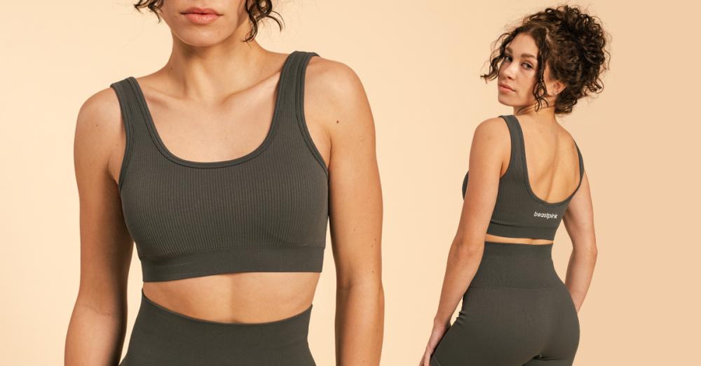 Športni bralette modrček Hyper Shadow - BeastPink