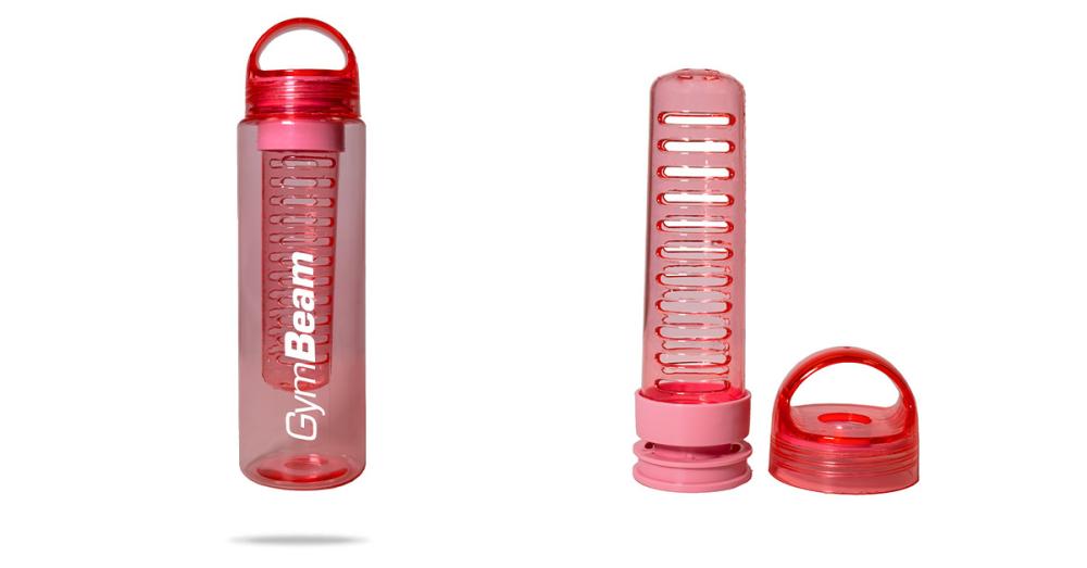 Športna plastenka Infuser All-Pink 700 ml - GymBeam