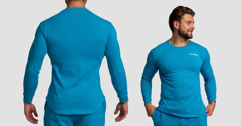 Moški pulover Limitless Aquamarine - GymBeam