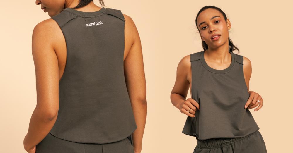 Ženska majica brez rokavov Serenity Shadow - BeastPink