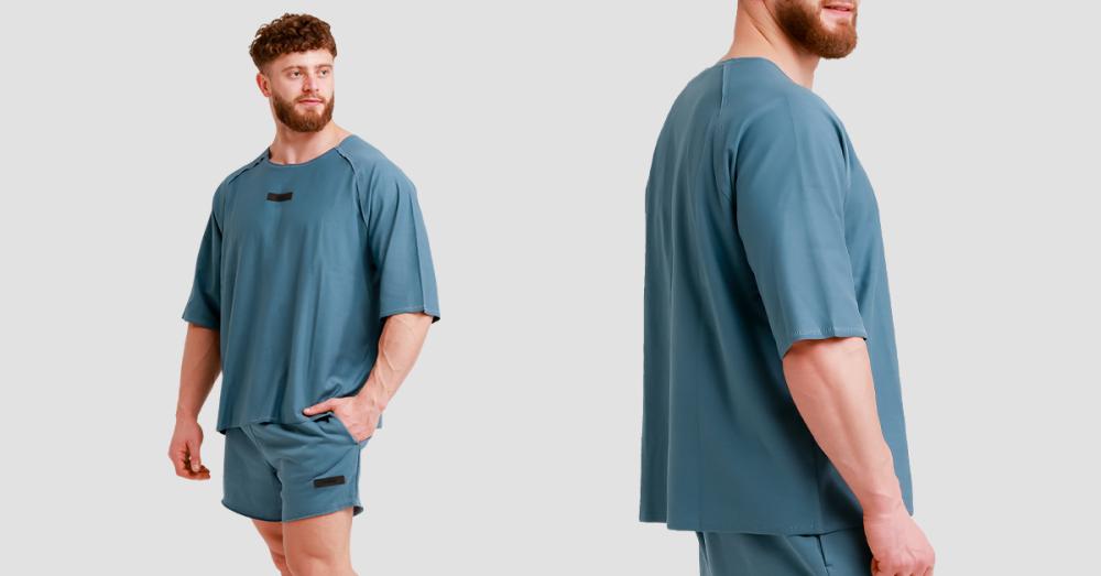 Majica s kratkimi rokavi Unity Blue - GymBeam