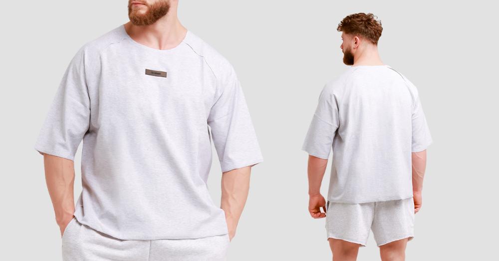 Majica s kratkimi rokavi Unity Grey - GymBeam