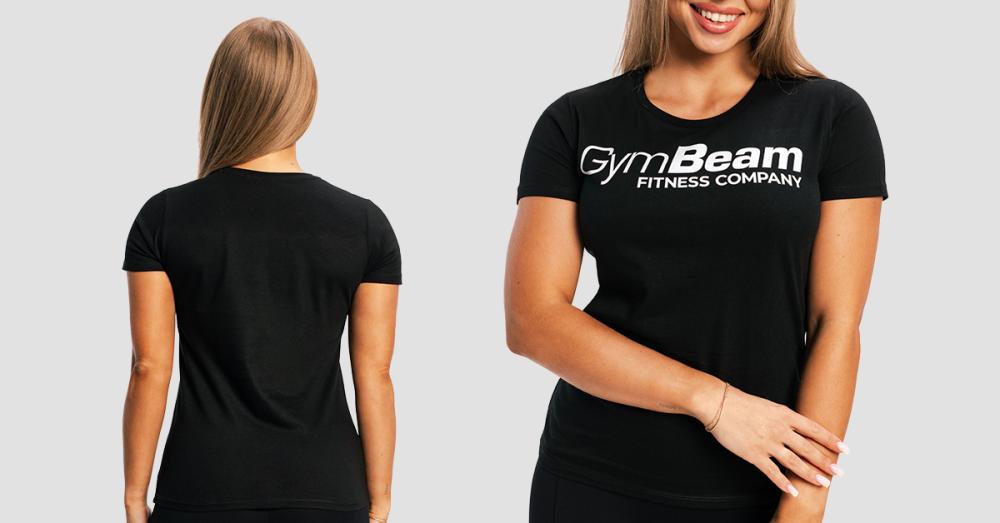 Ženska majica Fitness Black - GymBeam