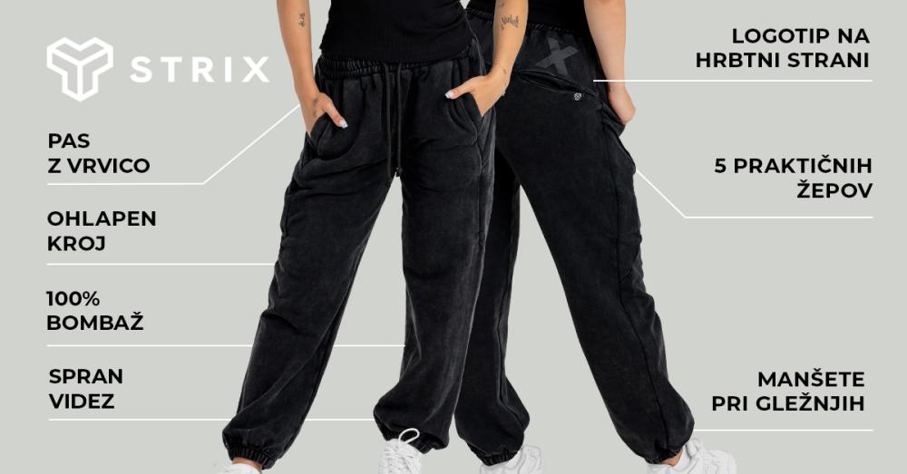 Ženska trenirka Washed Black - STRIX