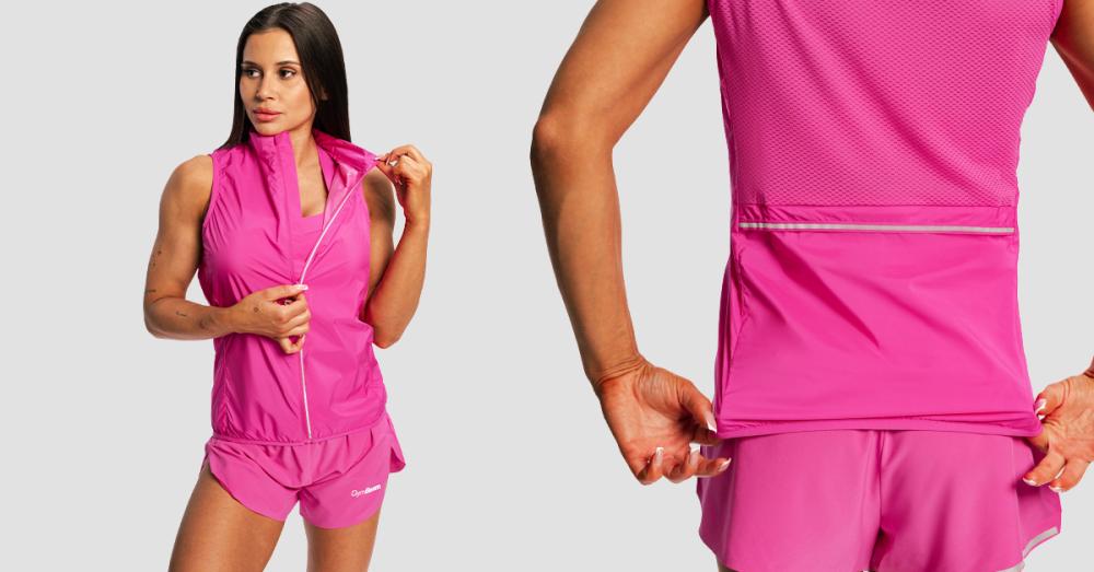 Ženski tekaški brezrokavnik Pulse X Purple - GymBeam