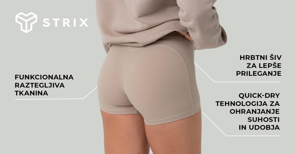 Ženske kratke hlače Taupe - STRIX