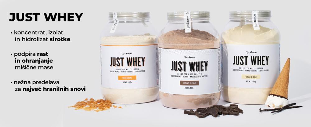 Učinki Just Whey - GymBeam
