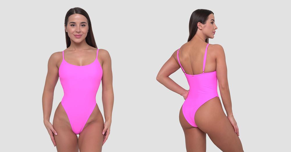 Ženske kopalke ARUBA Pink - GymBeam