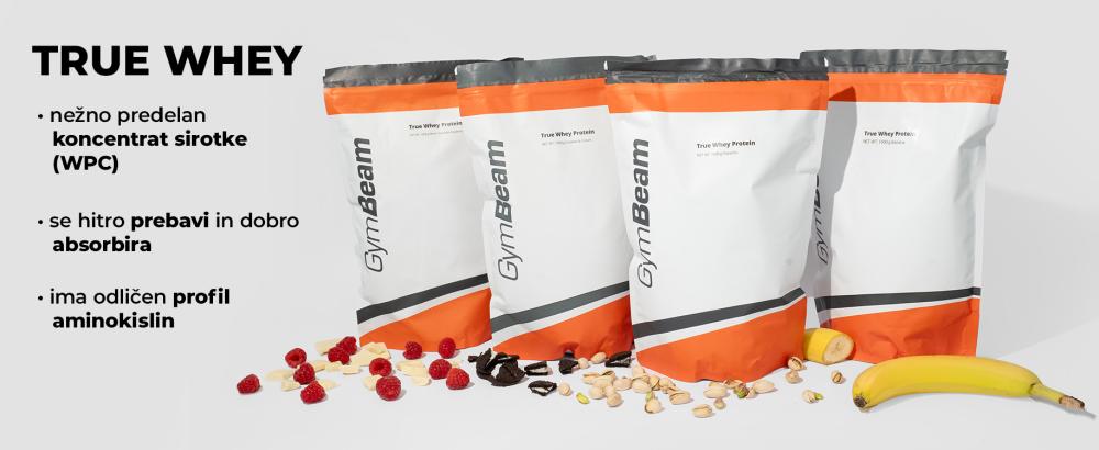 Učinki beljakovin True Whey - GymBeam