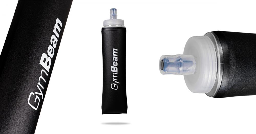Plastenka Hydra Soft Flask Black 550 ml - GymBeam