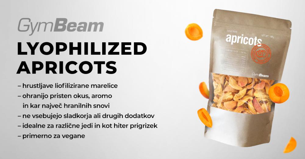 Liofilizirane marelice - GymBeam