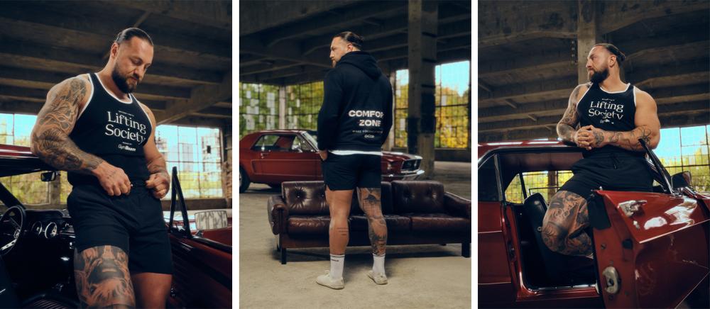 Kratke hlače Base Black - GymBeam