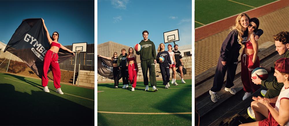 Športni nedrček Varsity Red - GymBeam