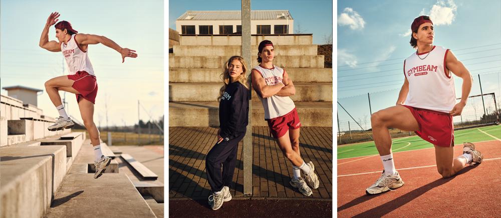 Moška majica brez rokavov Varsity White – GymBeam