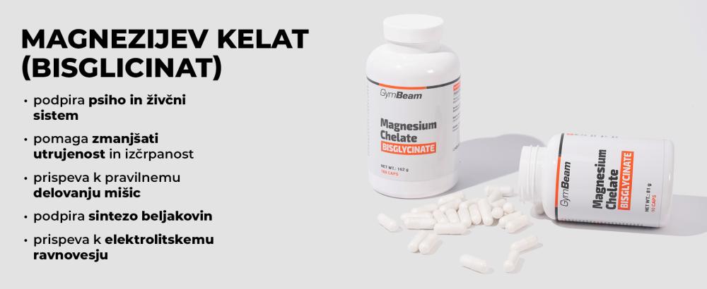 Magnezijev kelat (bisglicinat) - GymBeam