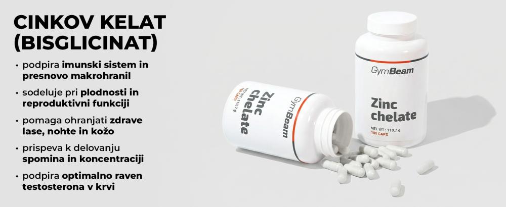 Cinkov kelat (bisglicinat) - GymBeam
