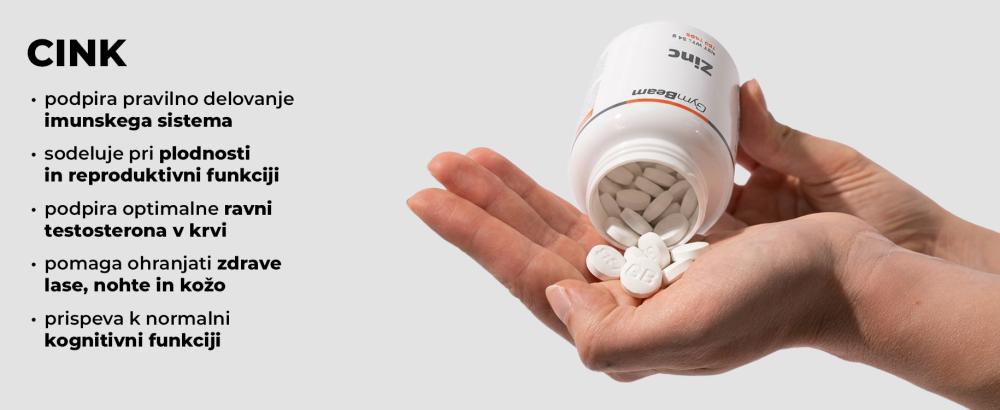 Učinki cinka - GymBeam
