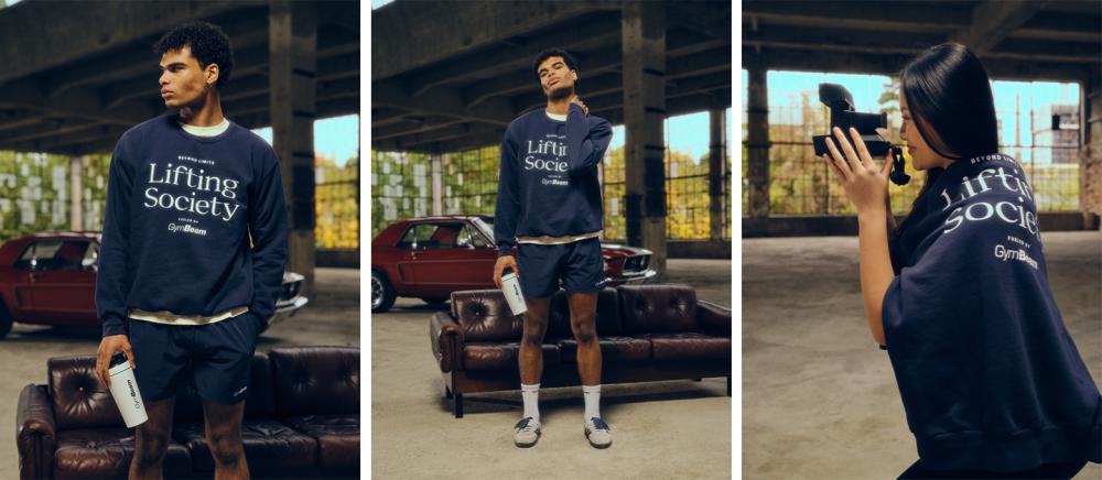 Pulover Lifting Society Nightfall - GymBeam