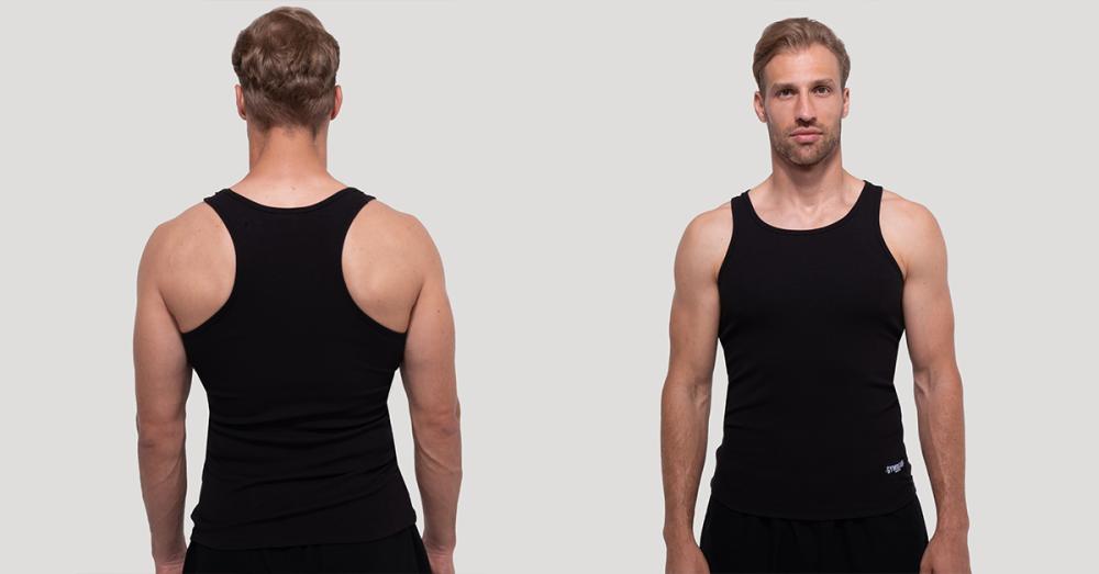 Rebrast top Persistence Black - GymBeam
