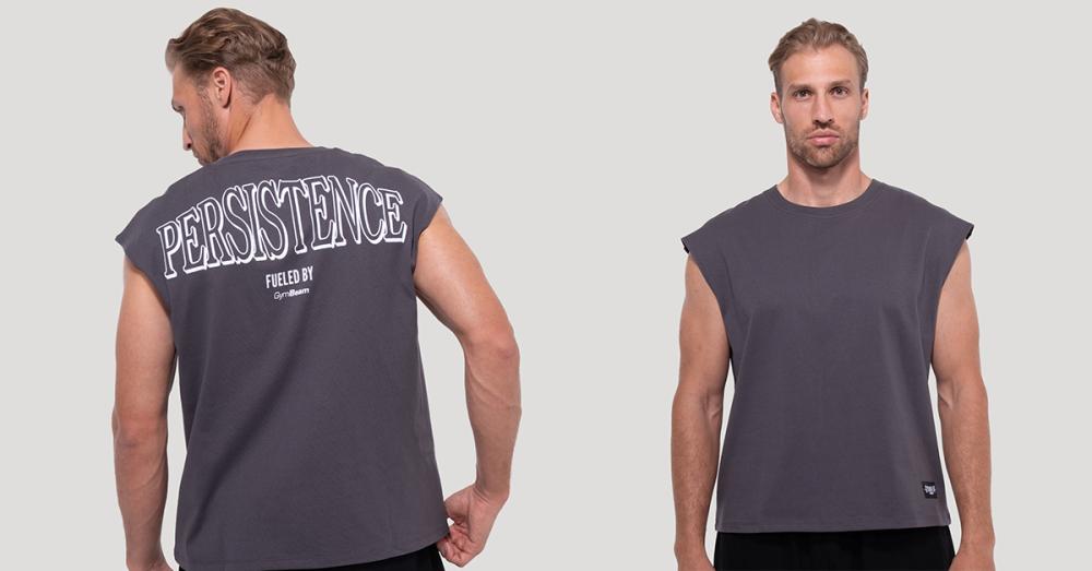 Persistence Tank Top Gray - GymBeam