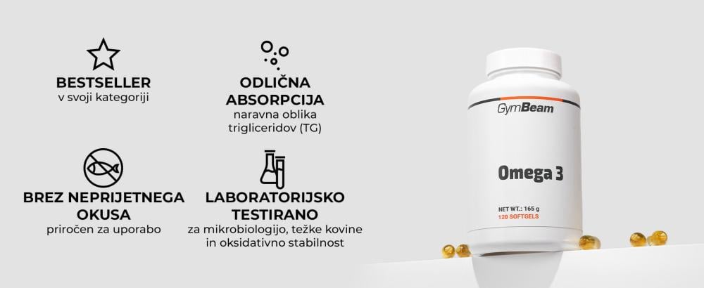 Kaj vsebuje omega 3 - GymBeam