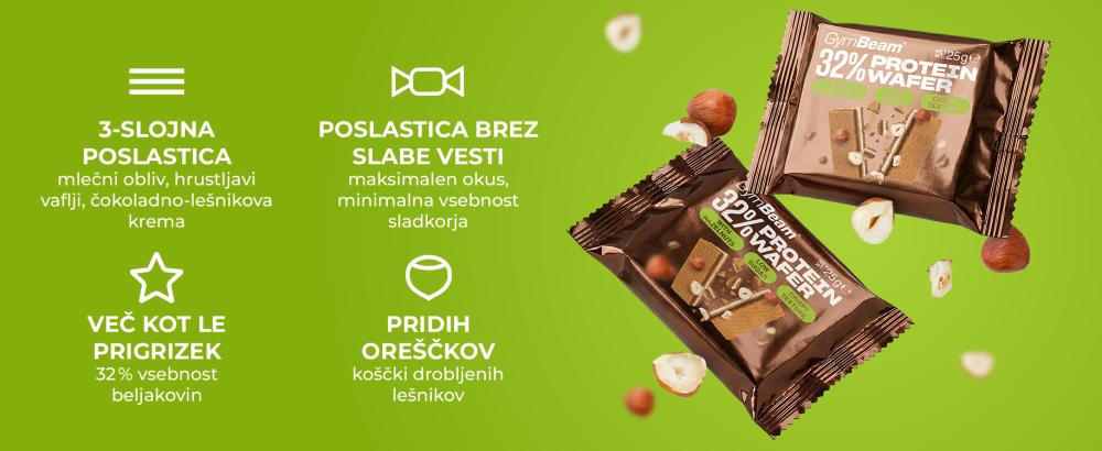 32% Protein Wafer - GymBeam