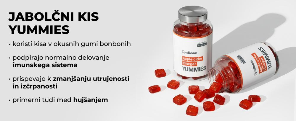 Jabolčni kis v gumi bonbonih - GymBeam