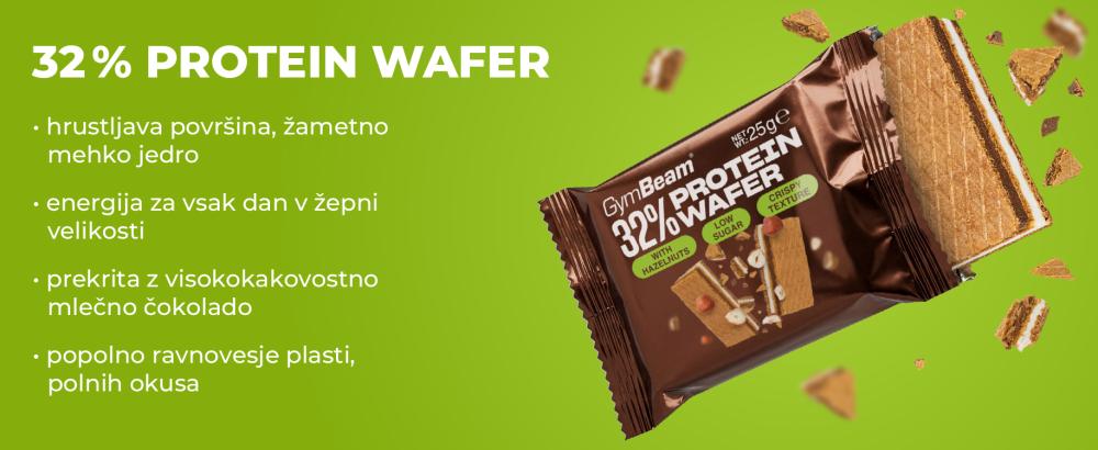 32% Protein Wafer - GymBeam