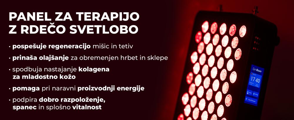 Panel za terapijo z rdečo svetlobo - GymBeam