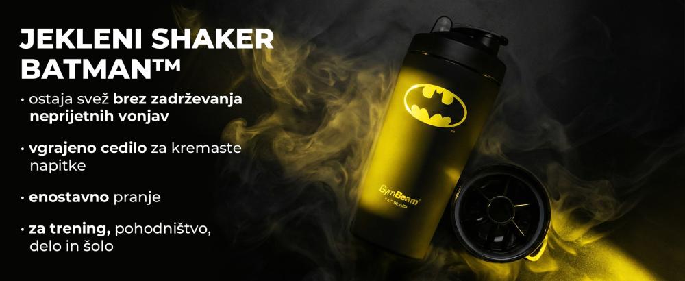 Jekleni shaker Batman™ 750 ml - GymBeam