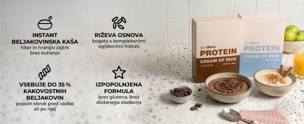 Beljakovinska riževa kaša – GymBeam