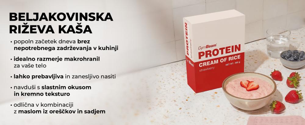 Beljakovinska riževa kaša – GymBeam