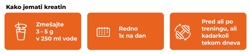 Kreatin 100% Monohidrat - GymBeam