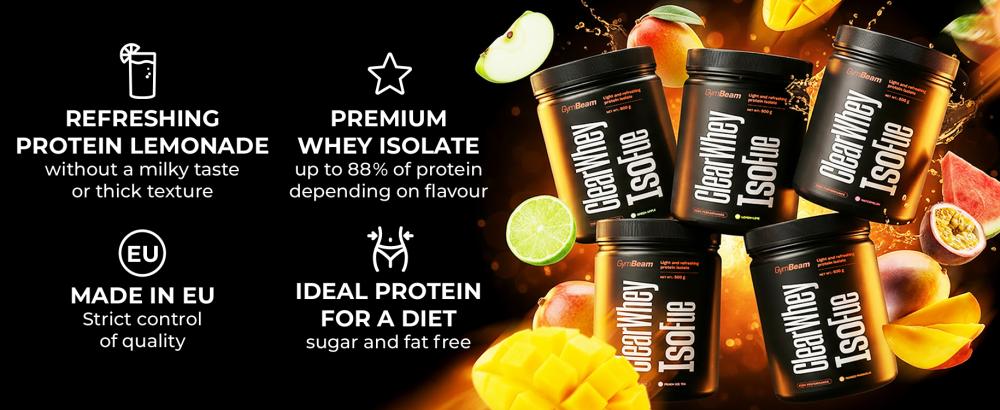 Protein Clear Whey IsoFue - GymBeam