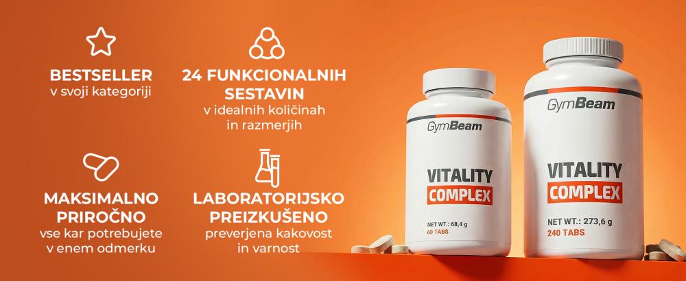 Prednosti in lastnosti Vitality Complex – GymBeam