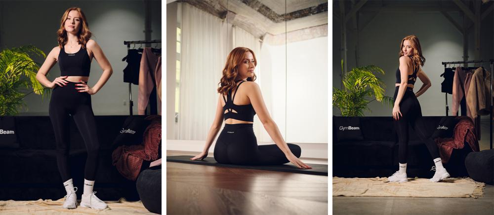 Ženske pajkice Aura Black - GymBeam