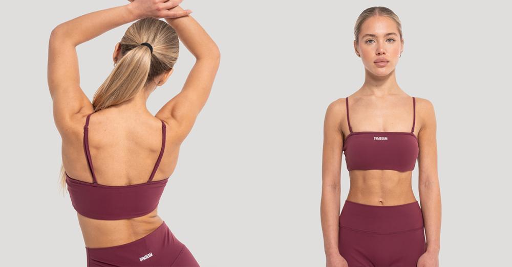 Ženski športni top Flow Wine - GymBeam
