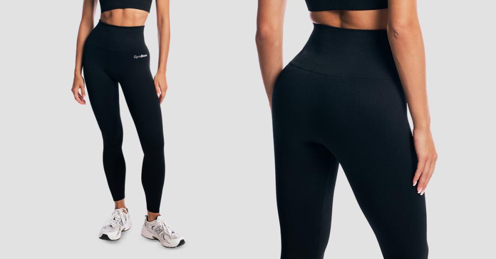Ženske pajkice GymBabe Black - GymBeam