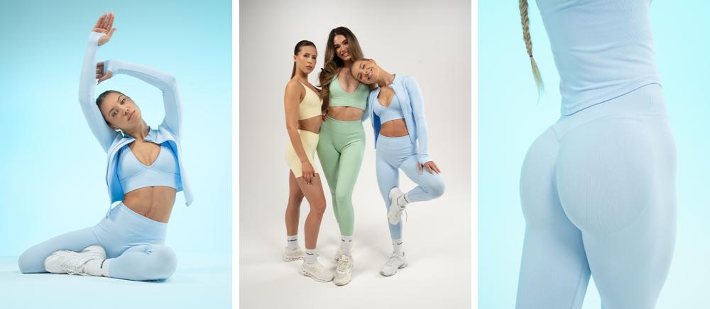 Ženske pajkice Luma Baby Blue - GymBeam
