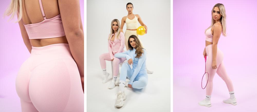 Ženske pajkice Luma Baby Pink - GymBeam