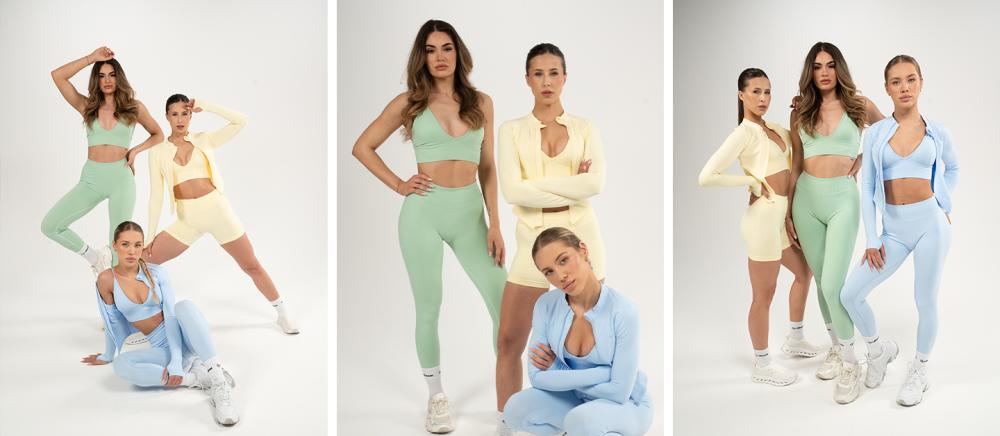 Ženski športni top Luma Butter Yellow - GymBeam