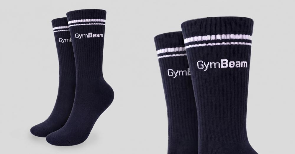 Nogavice Crew Blue - GymBeam