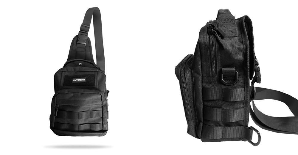 Torbica čez ramo Tactical Black - GymBeam